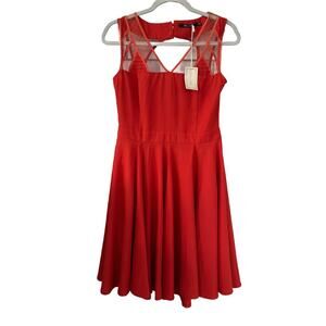 NWT Red Swing Dress, Large